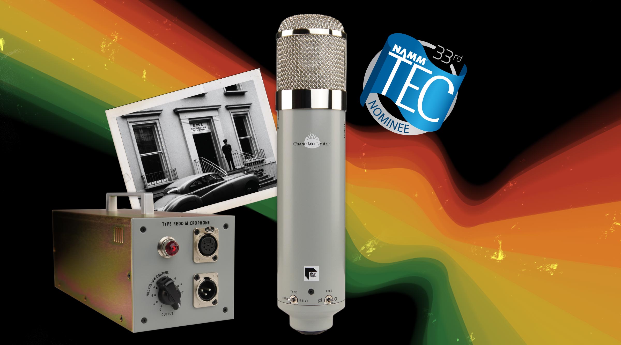 Chandler Limited REDD Microphone EMI Abbey Road Studios NAMM TEC Awards Nomination